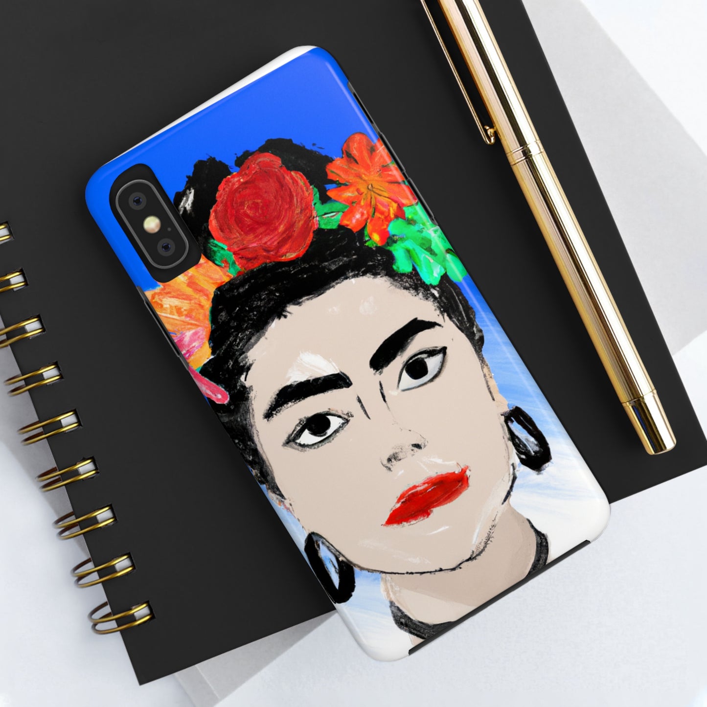 "Fiery Frida: Painting a Mexican Icon with Colorful Culture" - The Alien Tough Phone Cases