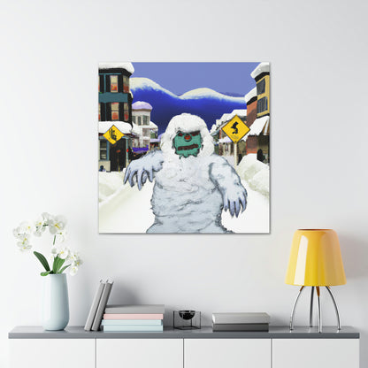 Frozen Terror: The Abominable Snowman's Reign - The Alien Canva