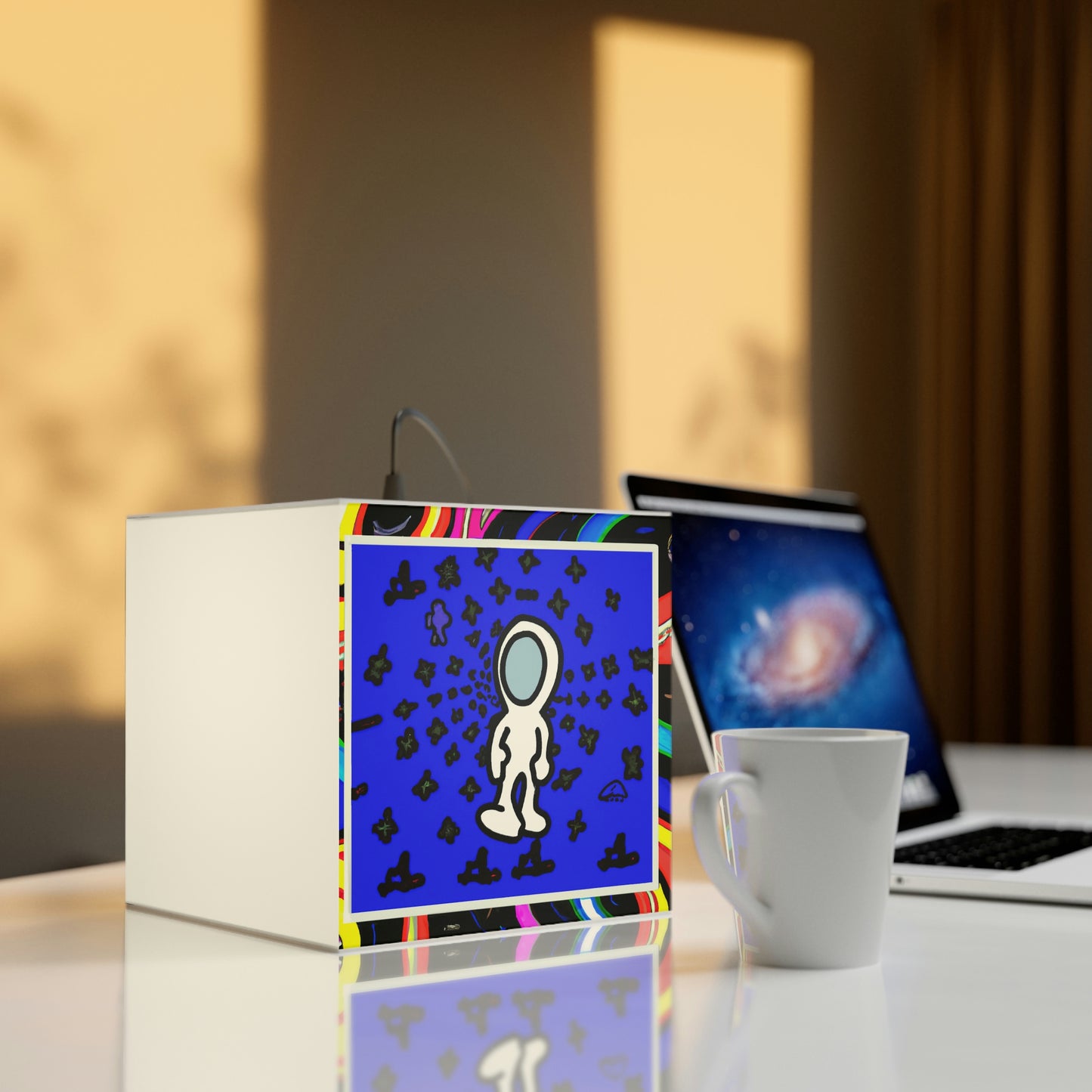 „Das unbekannte Universum erkunden“ – Die Alien Light Cube Lampe