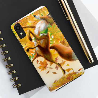 "Autumnal Adventure: A Fox's Mischief" - The Alien Tough Phone Cases