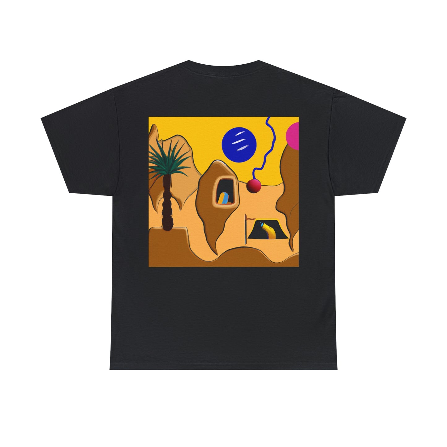 "Desert Mirage: The Forgotten Oasis" - La camiseta alienígena