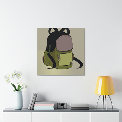 "Mochila con personalidad" - The Alien Canva