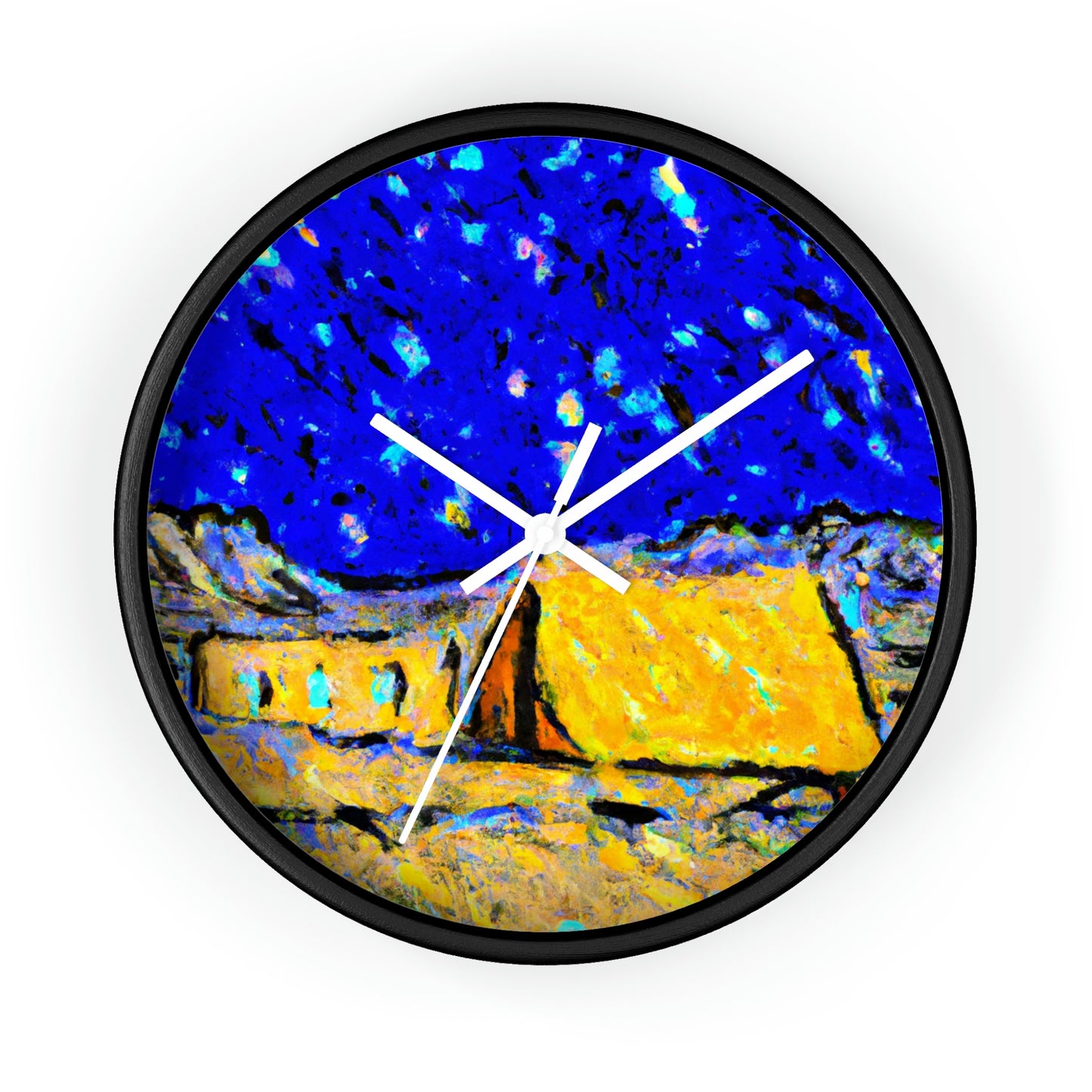 "Enchanted Sands of the Night Sky" - The Alien Wall Clock