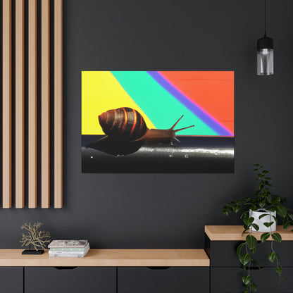 "Rainbow Pot of Gold: A Snail's Slow Trek" - The Alien Canva