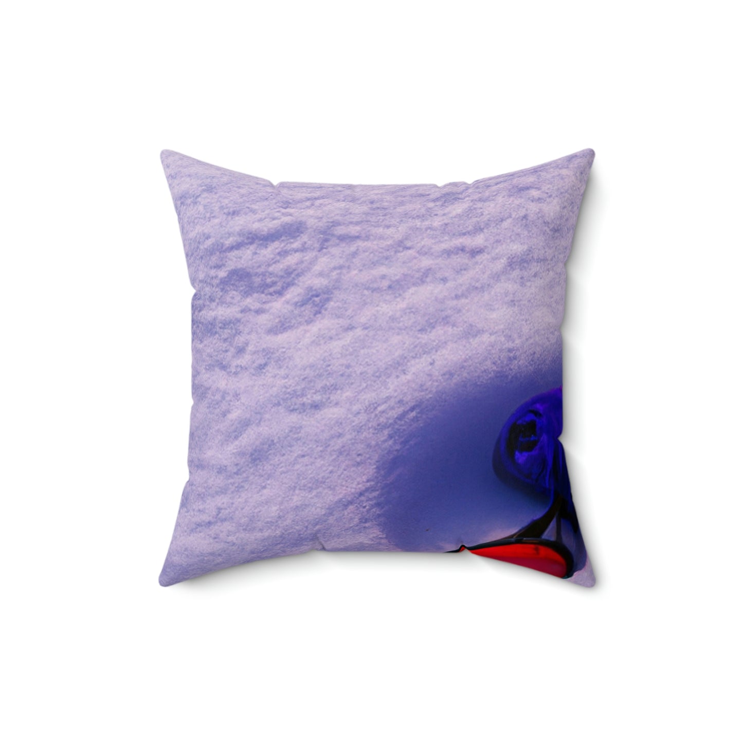 "Buried in the Snow: A Vivid Memory" - The Alien Square Pillow