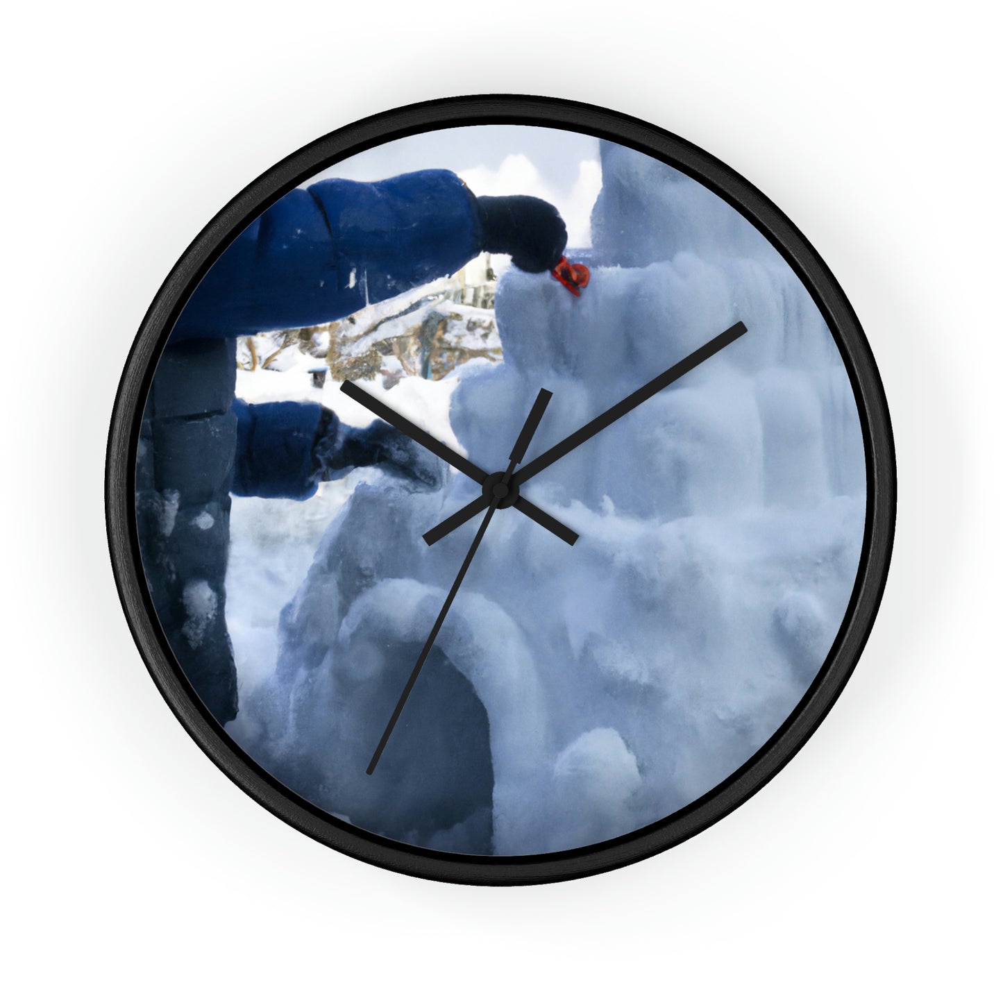 Magical Winter Wonderland - The Alien Wall Clock