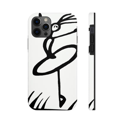 "Ballet on a Blade: A Ballerina's Spin" - The Alien Tough Phone Cases