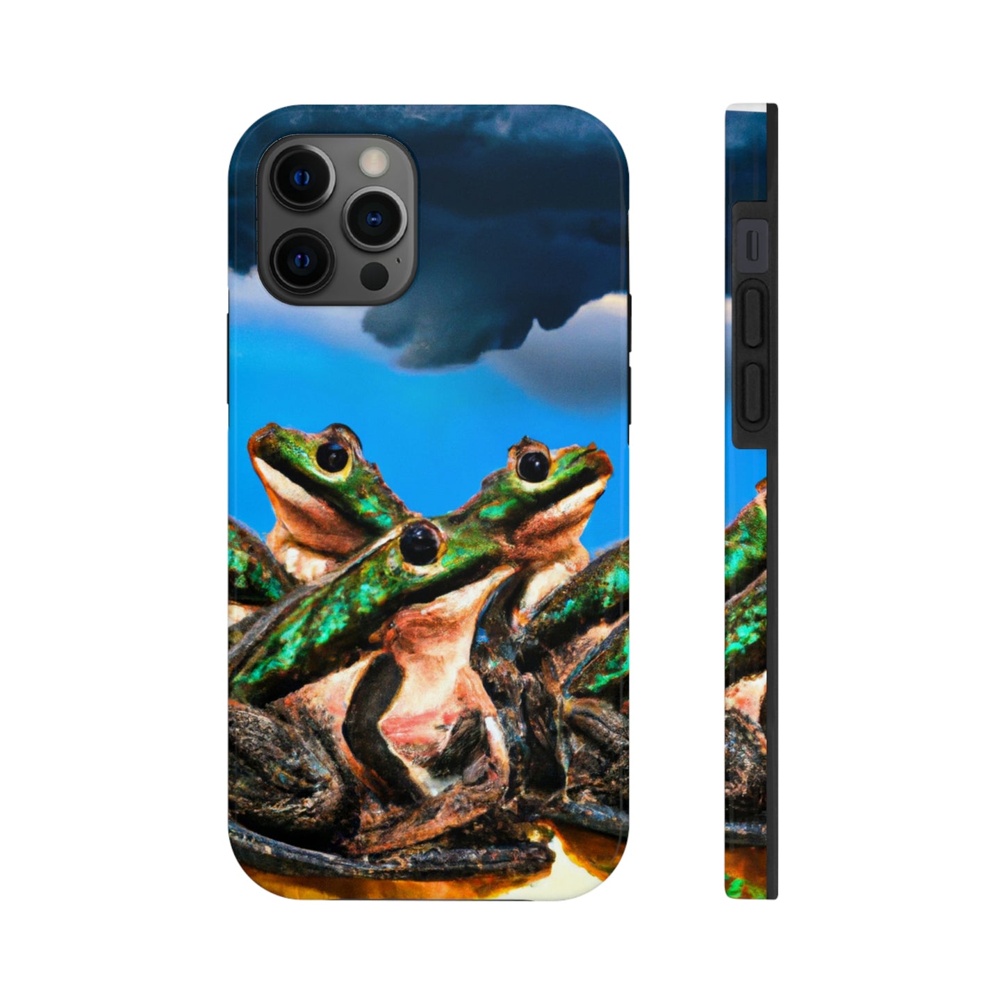 "Ein Froschchor im Gewitter" - Die Alien Tough Phone Cases