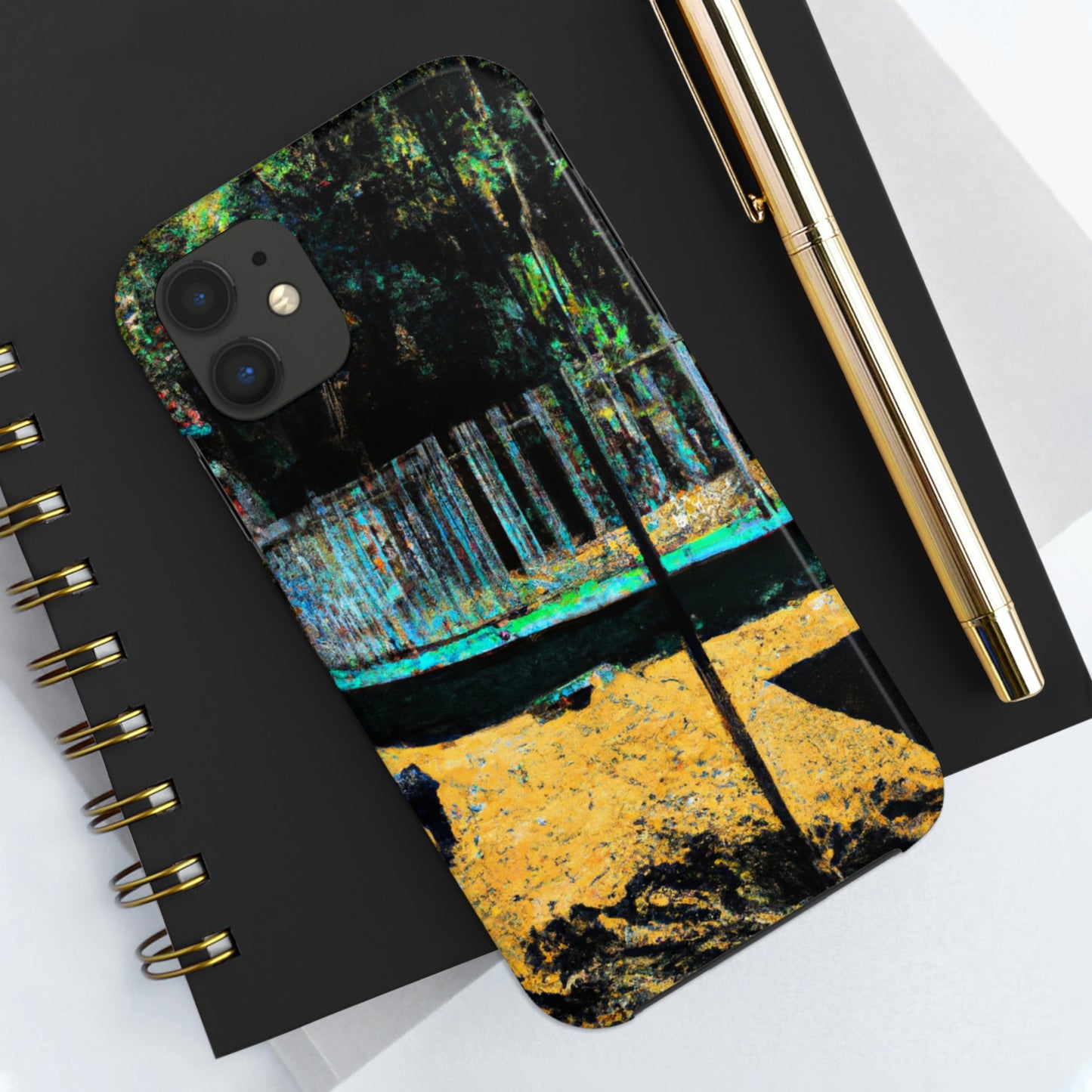 "Lost in the Shadows of Oblivion: A Journey Through the Abandoned Zoo" - The Alien Tough Phone Cases