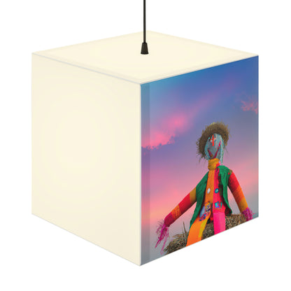 "Harvest's Gilded Glow" - Die Alien Light Cube Lampe