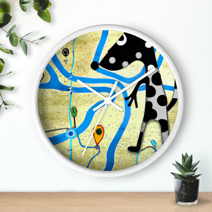 "A Lost Dog's Journey Home" - The Alien Wall Clock