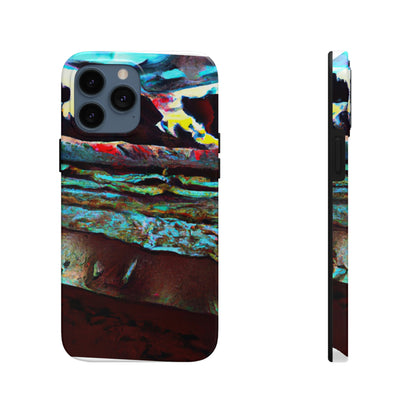 "Dusk at Sea: A Tempestuous Gathering" - The Alien Tough Phone Cases