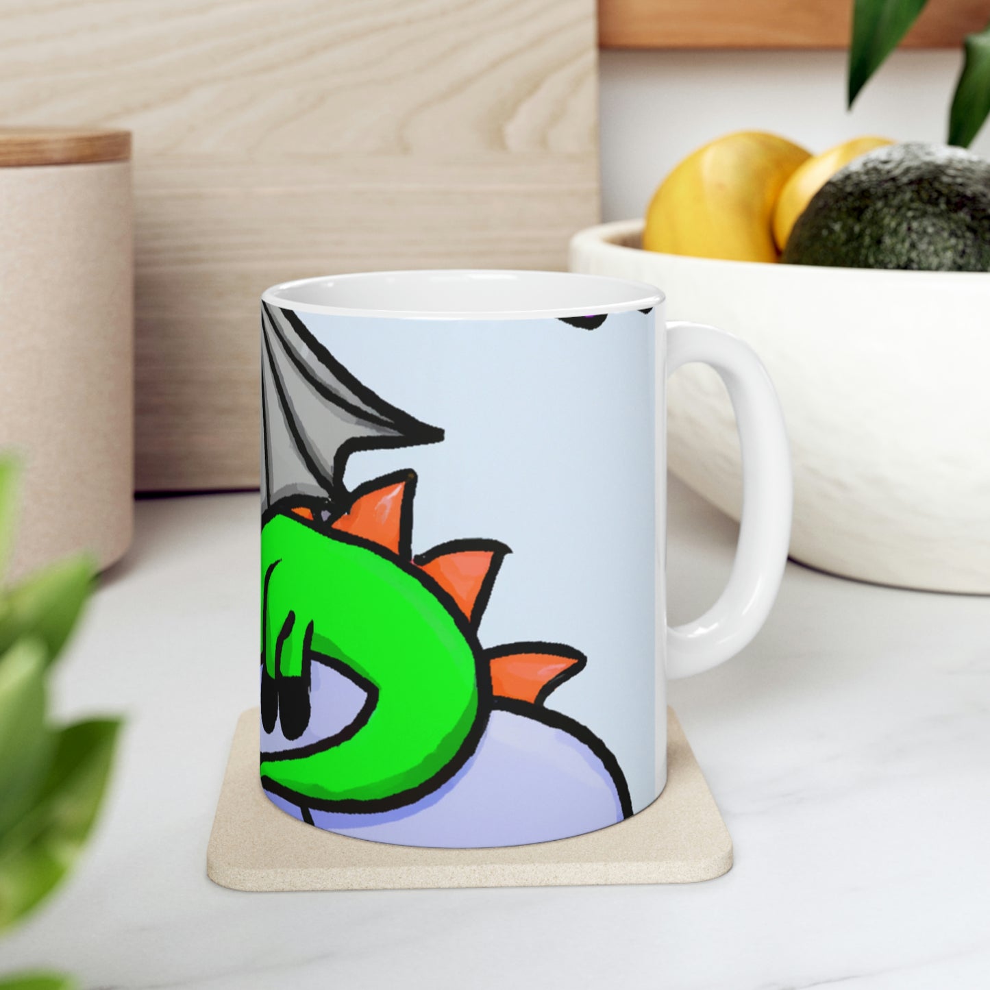 "A Dreamy Dragon's Nap" - The Alien Ceramic Mug 11 oz