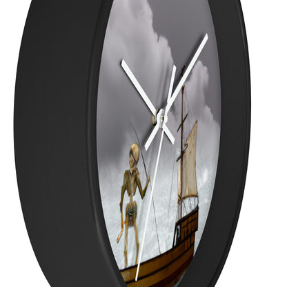 "The Phantom Captain of the Tempest Seas" - The Alien Wall Clock