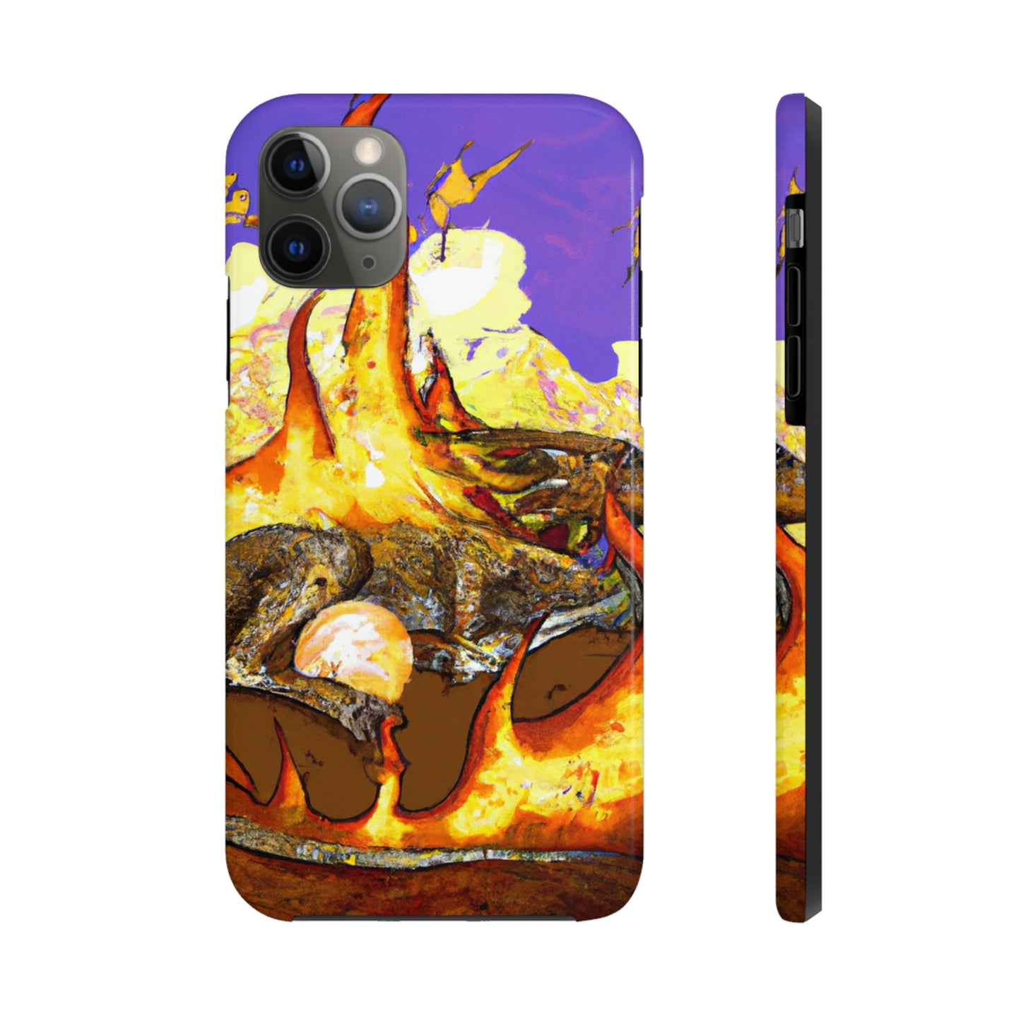 "A Slumbering Dragon in an Infernal Embrace" - The Alien Tough Phone Cases