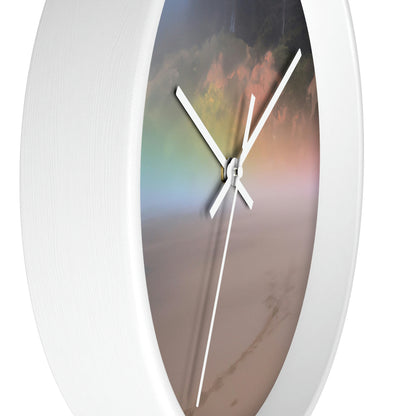 "Un reflejo pintado de la soledad" - El reloj de pared alienígena