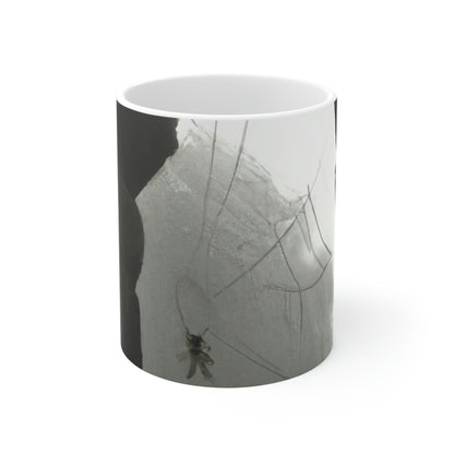 "Ghostly Cobwebs in the Ruins" - The Alien Ceramic Mug 11 oz