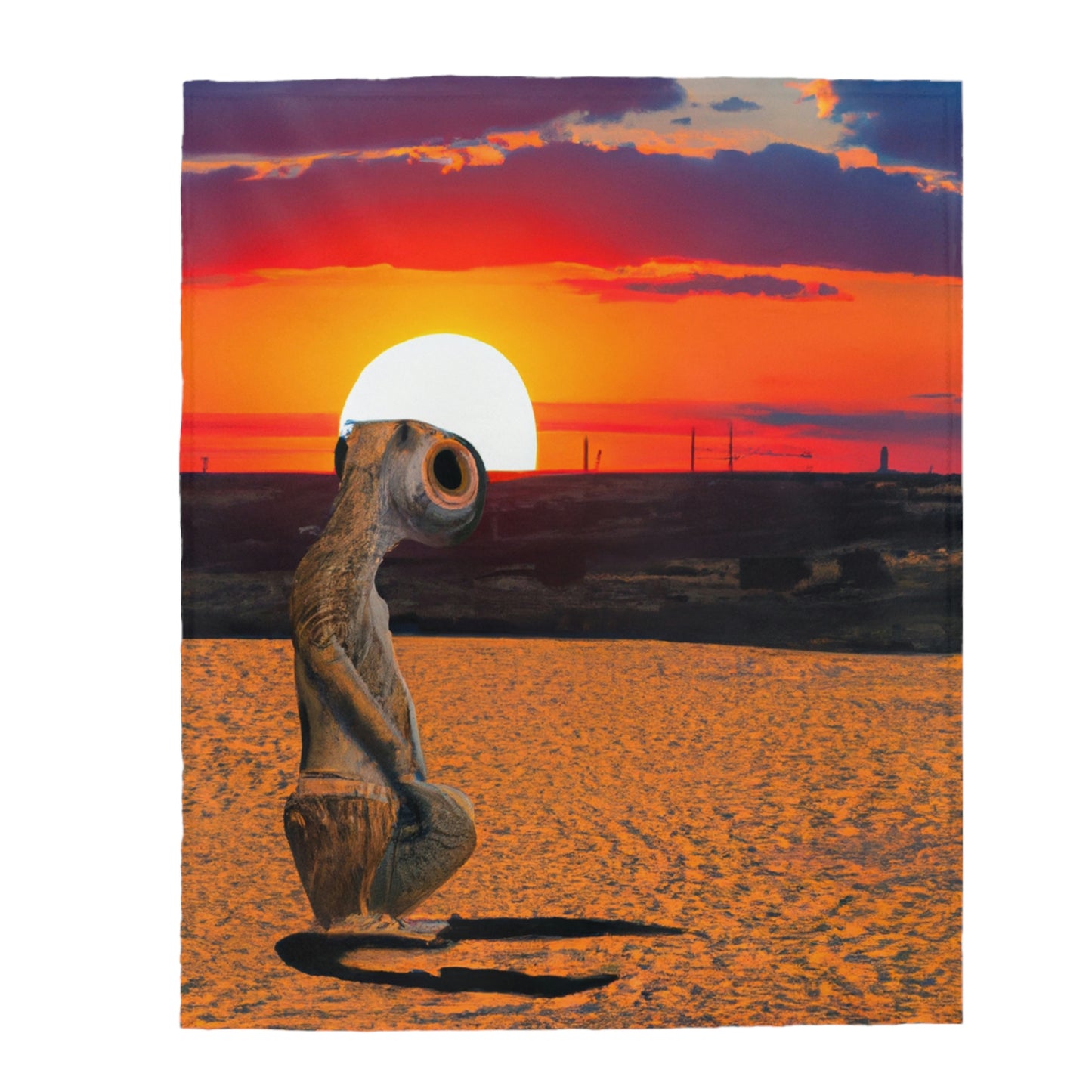 "Farewell to the Horizon" - The Alien Velveteen Plush Blanket