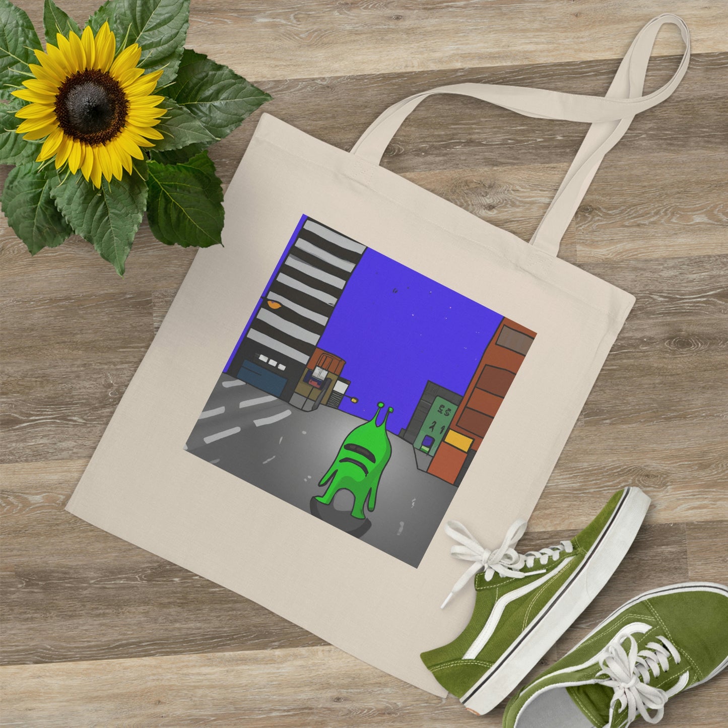 "Alien Misadventure in the City" - The Alien Tote Bag