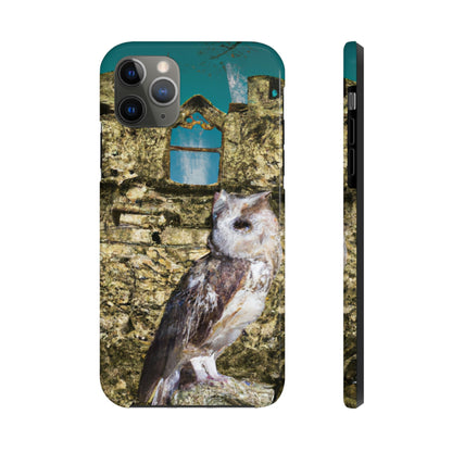 "A Sentinal Among Ruins: An Unstirred Owl's Perch" - The Alien Tough Phone Cases