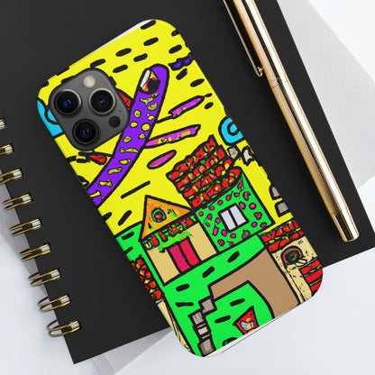 "A Slumbering Village of the Soaring Dragon" - The Alien Tough Phone Cases