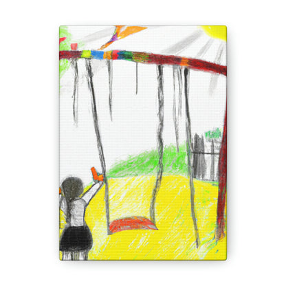 "Retrospective Reflections: A Childhood Memory Art Project" - Canvas