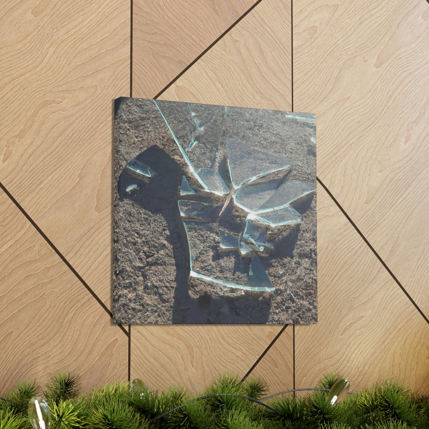 "Glimmer of Broken Glass" - The Alien Canva