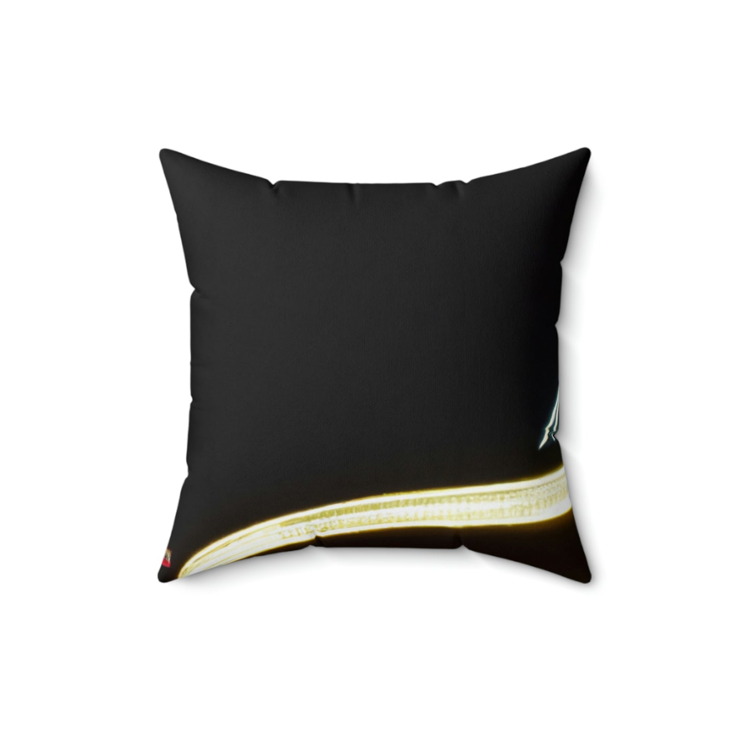 "Carousel Nights: A Glimmer of Starlight" - Das Alien Square Pillow