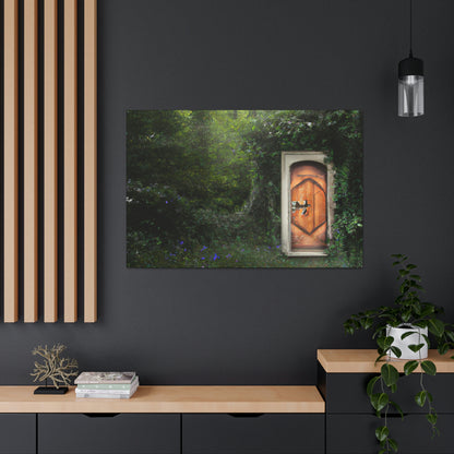 The Magical Door in the Woods - The Alien Canva