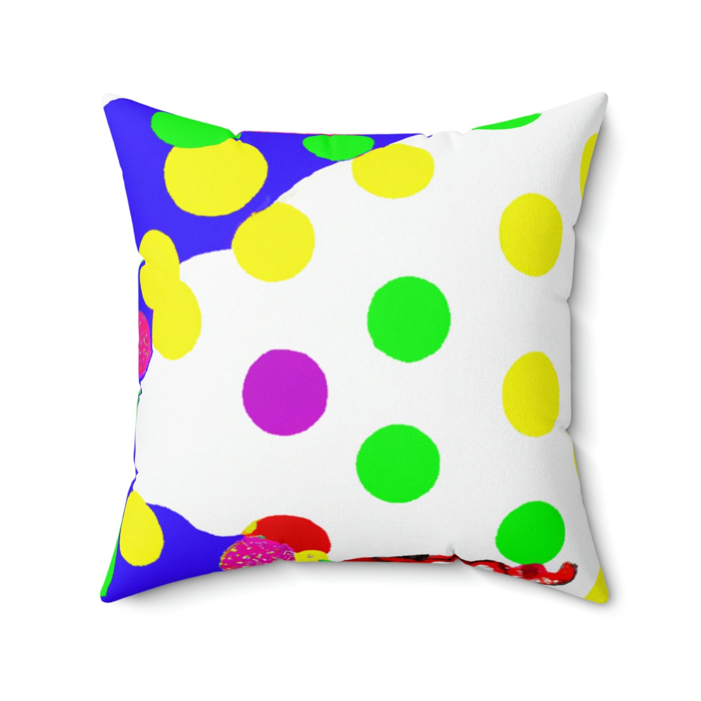 "Clowning Around in the Cold: A Winter Glove Story" - The Alien Square Pillow