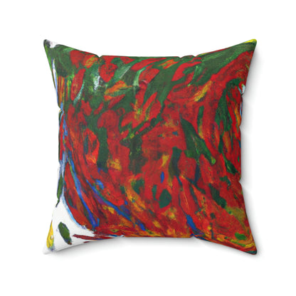 "Autumnal Whirl" - The Alien Square Pillow