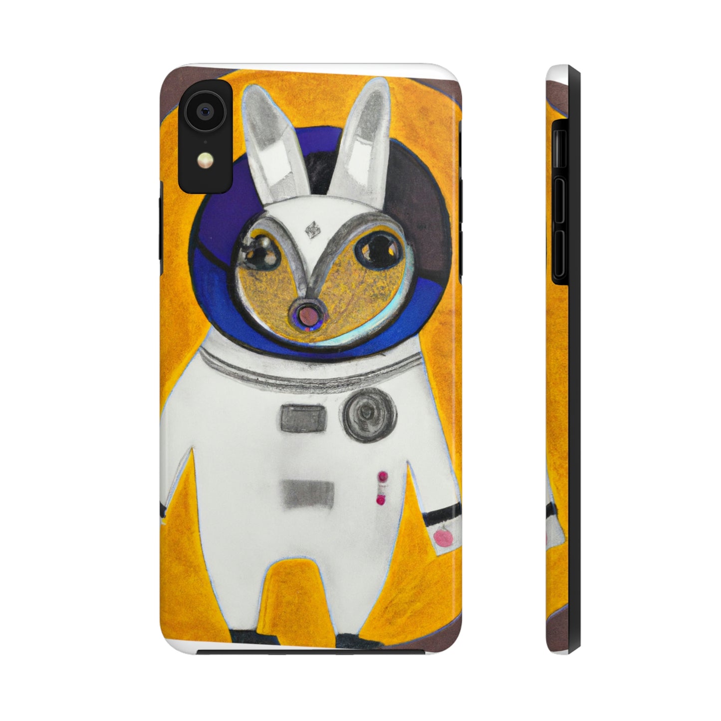 "Hopping to the Moon: Die weltraumgebundenen Abenteuer eines schelmischen Kaninchens". - Die Alien Tough Phone Cases