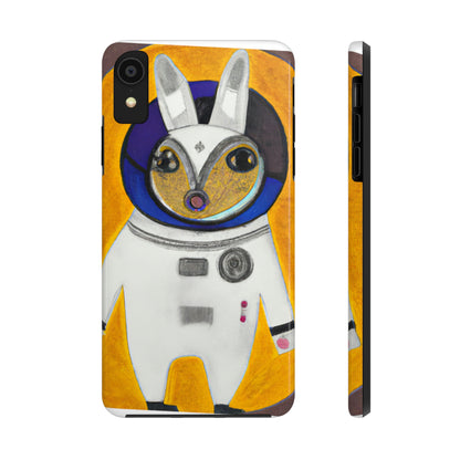 "Hopping to the Moon: Die weltraumgebundenen Abenteuer eines schelmischen Kaninchens". - Die Alien Tough Phone Cases