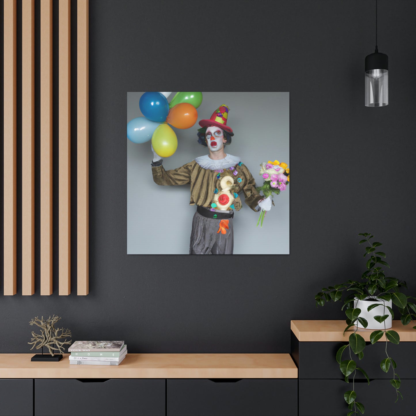 "Clowning Around with Balloons" - The Alien Canva