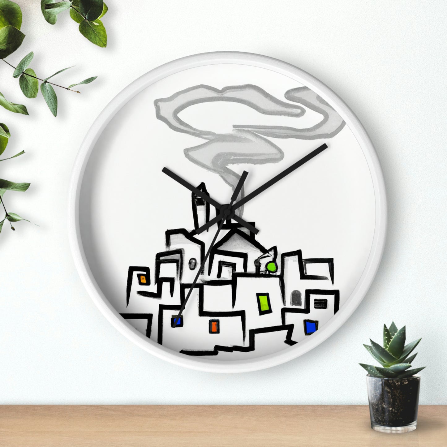 La ciudad en la niebla - El reloj de pared alienígena