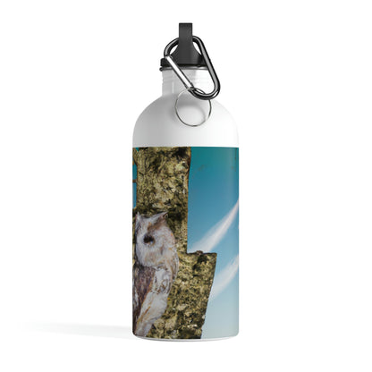 "A Sentinal Among Ruins: An Unstirred Owl's Perch" - The Alien Stainless Steel Water Bottle