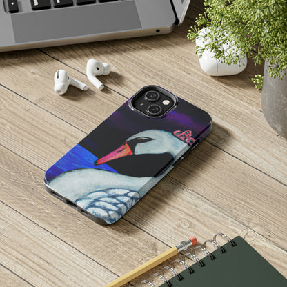 "A Swan's Lament: The Widwed Heavens" - Die Alien Tough Phone Cases