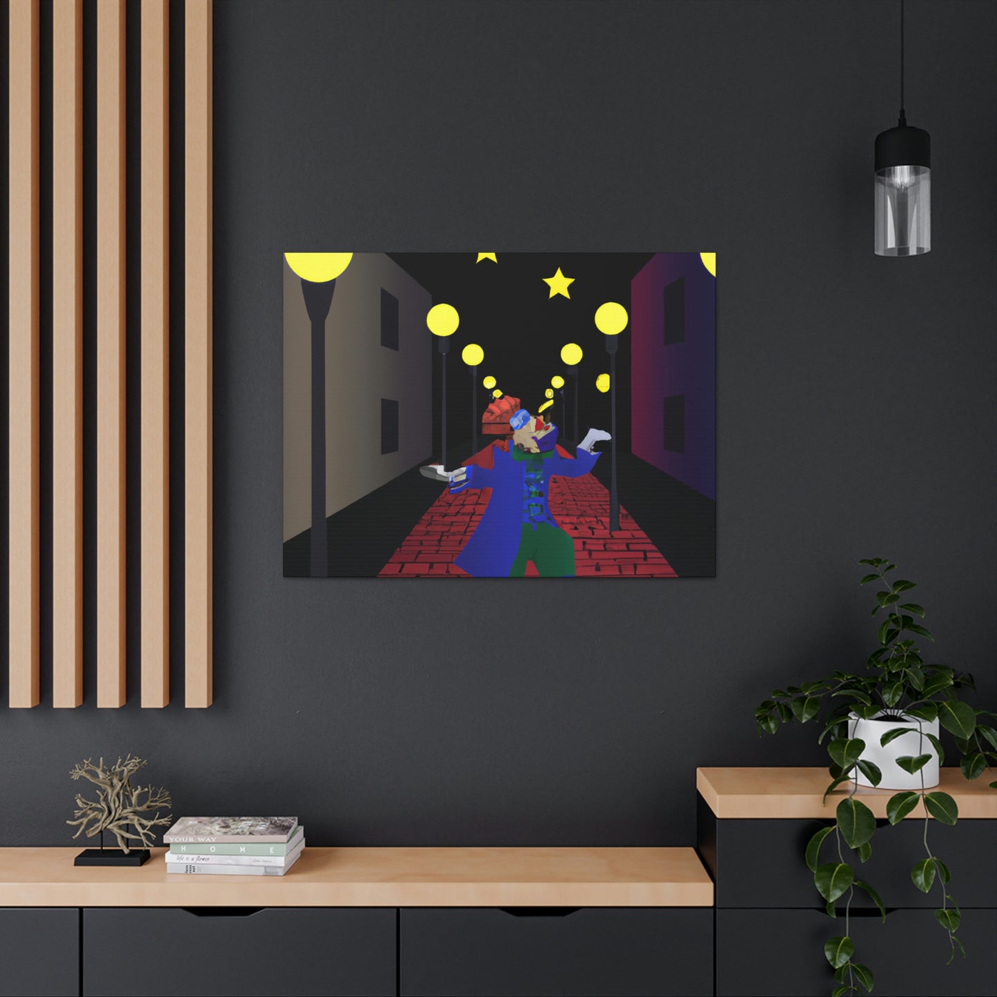 "Alley Star Juggler" - The Alien Canva