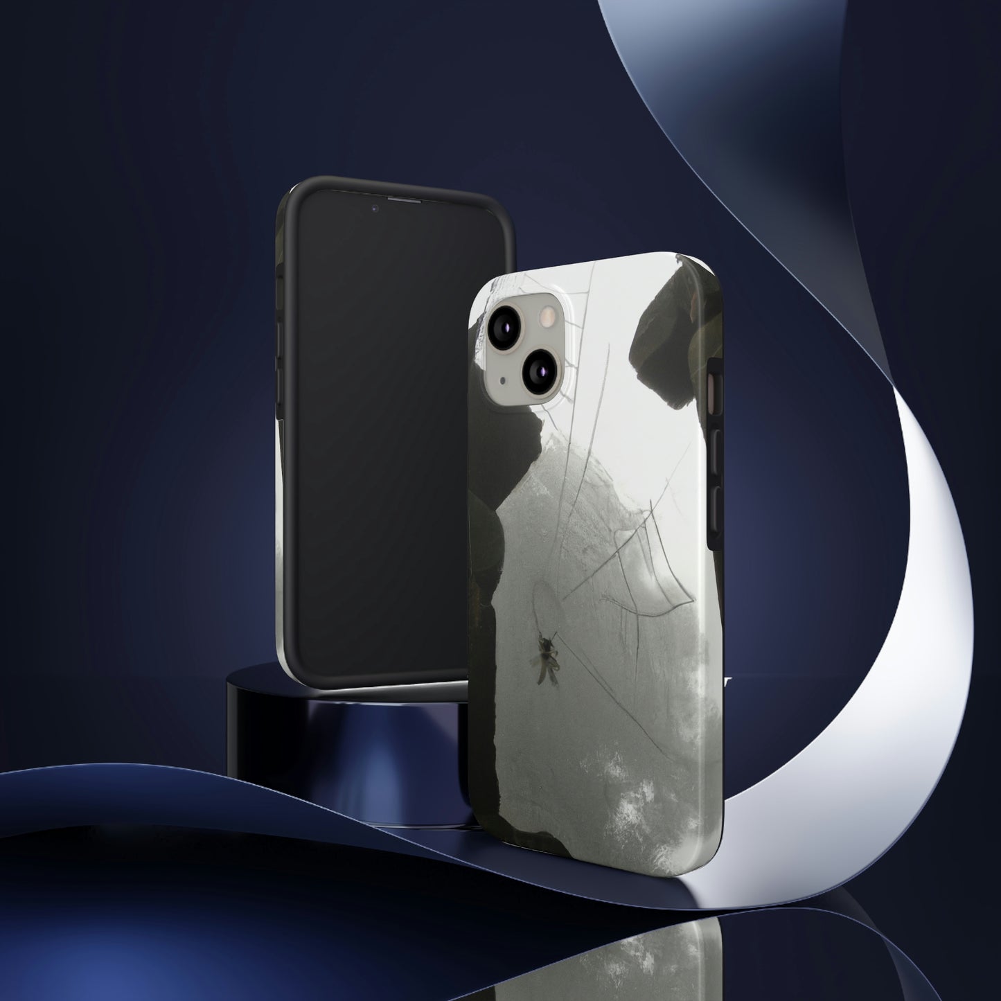 "Ghostly Cobwebs in the Ruins" - The Alien Tough Phone Cases