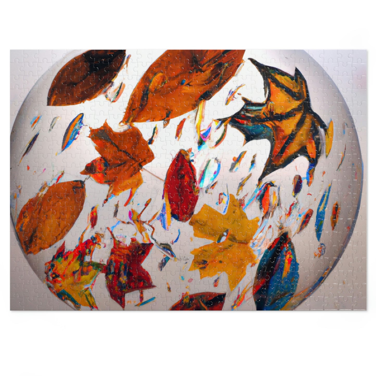 "Autumn in a Glass Globe" - The Alien Jigsaw Puzzle