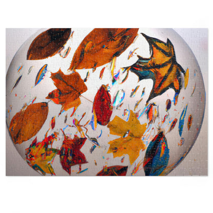 "Autumn in a Glass Globe" - The Alien Jigsaw Puzzle