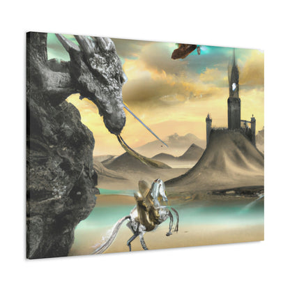 Der Ritter und der Thron des Drachen - The Alien Canva