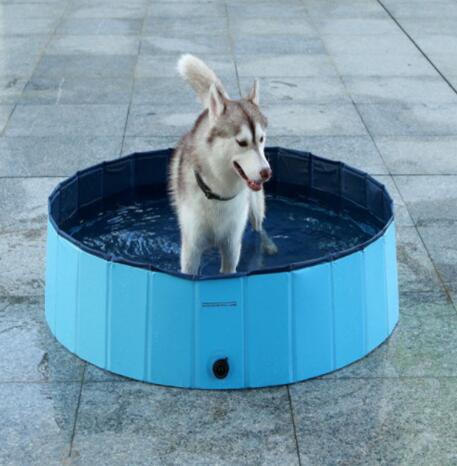 Haustier-Pool, Hundeschwimmbecken, faltbar, großes Hunde-Badezubehör