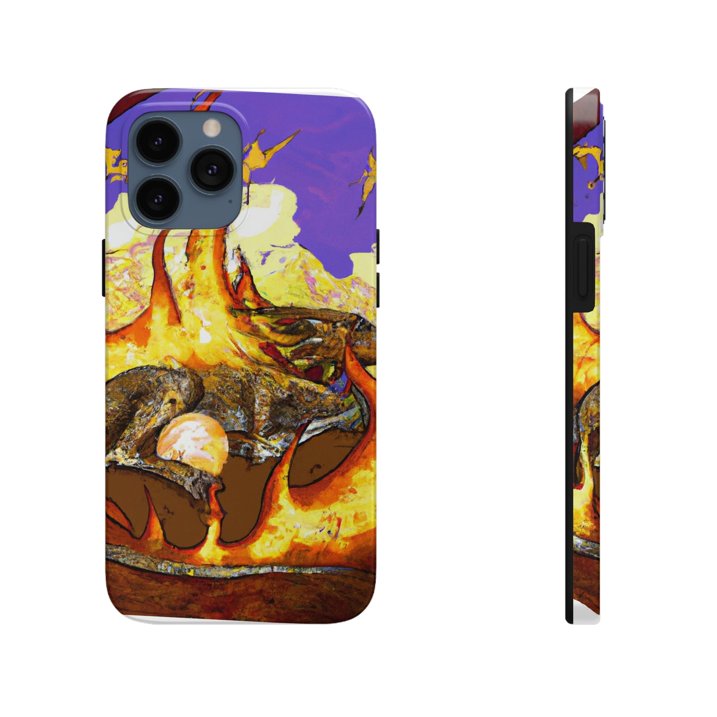 „Ein schlummernder Drache in höllischer Umarmung“ – The Alien Tough Phone Cases