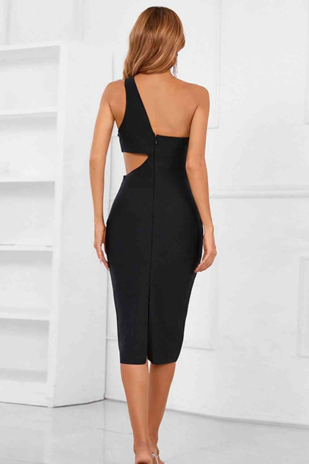 One-Shoulder Cutout  Dress