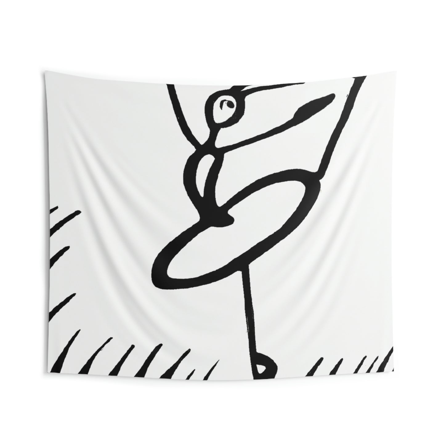 "Ballet on a Blade: A Ballerina's Spin" - The Alien Wall Tapestries