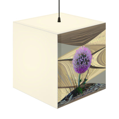 "A Blooming Miracle: Beauty in Chaos" - The Alien Light Cube Lamp