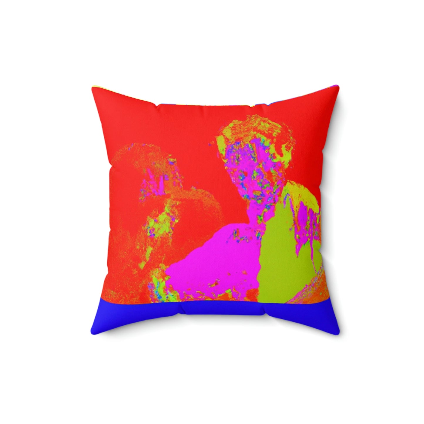 "A Unexpected Friendship Found." - The Alien Square Pillow