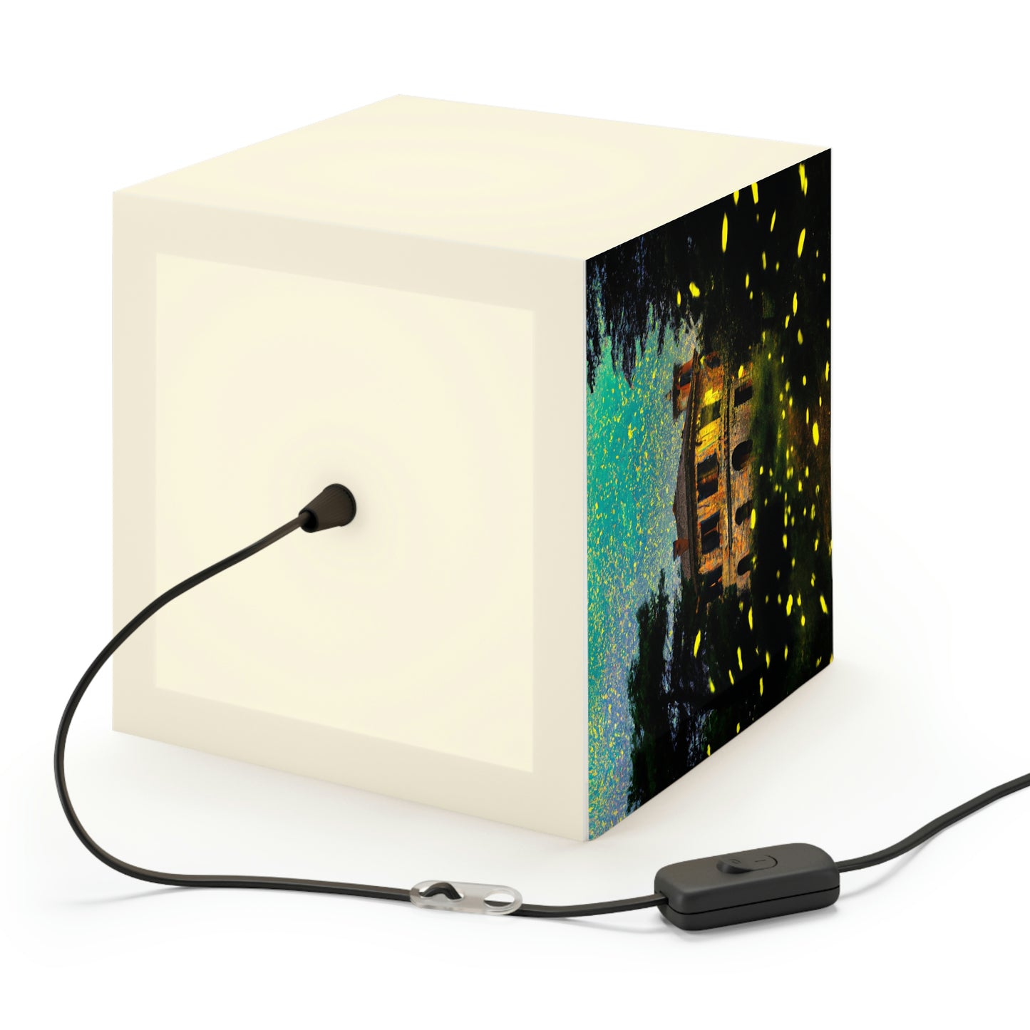 "A Shining Embrace of Fireflies" - The Alien Light Cube Lamp