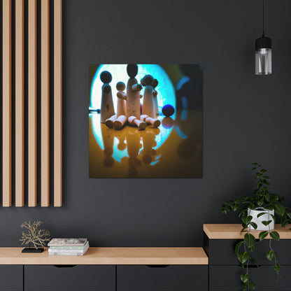 "Family Gathering Rupture" - Canvas